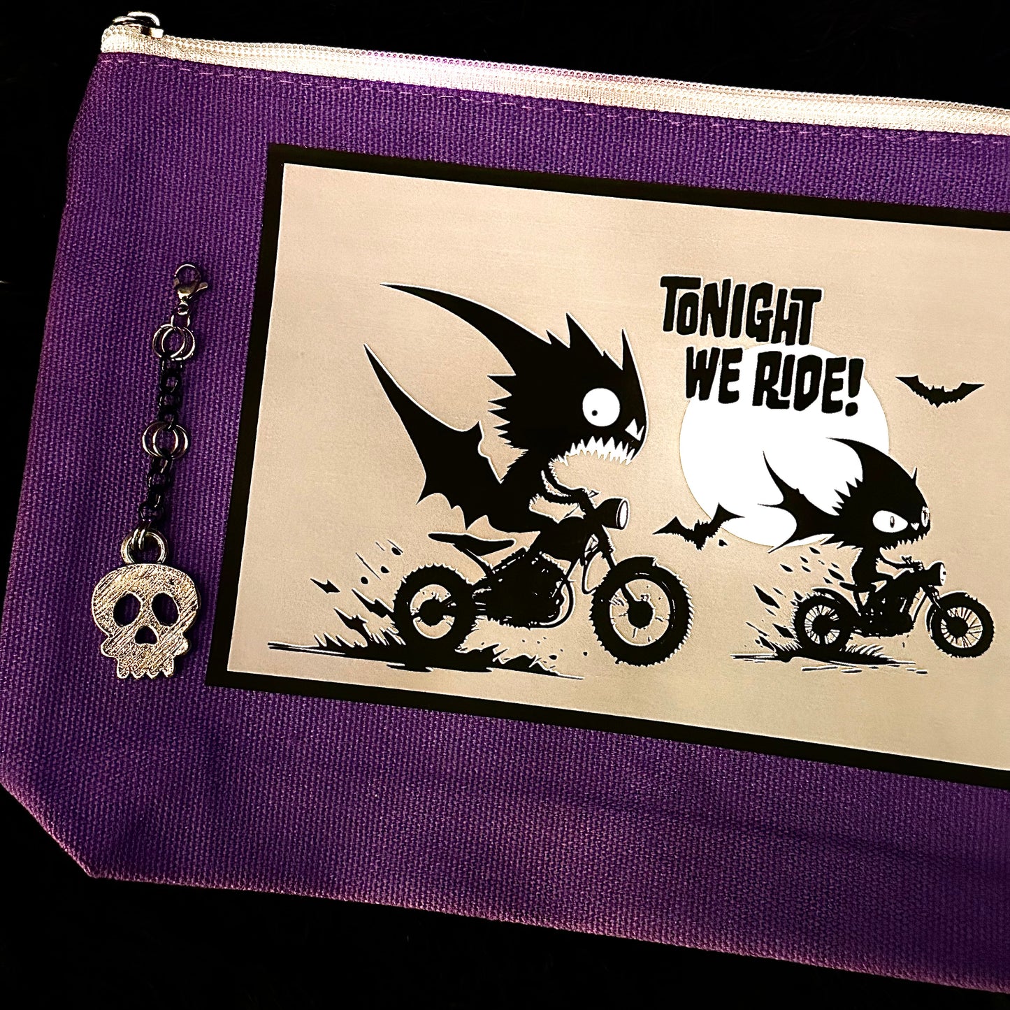 Midnight Mischief Team Spooky Zipper Bag