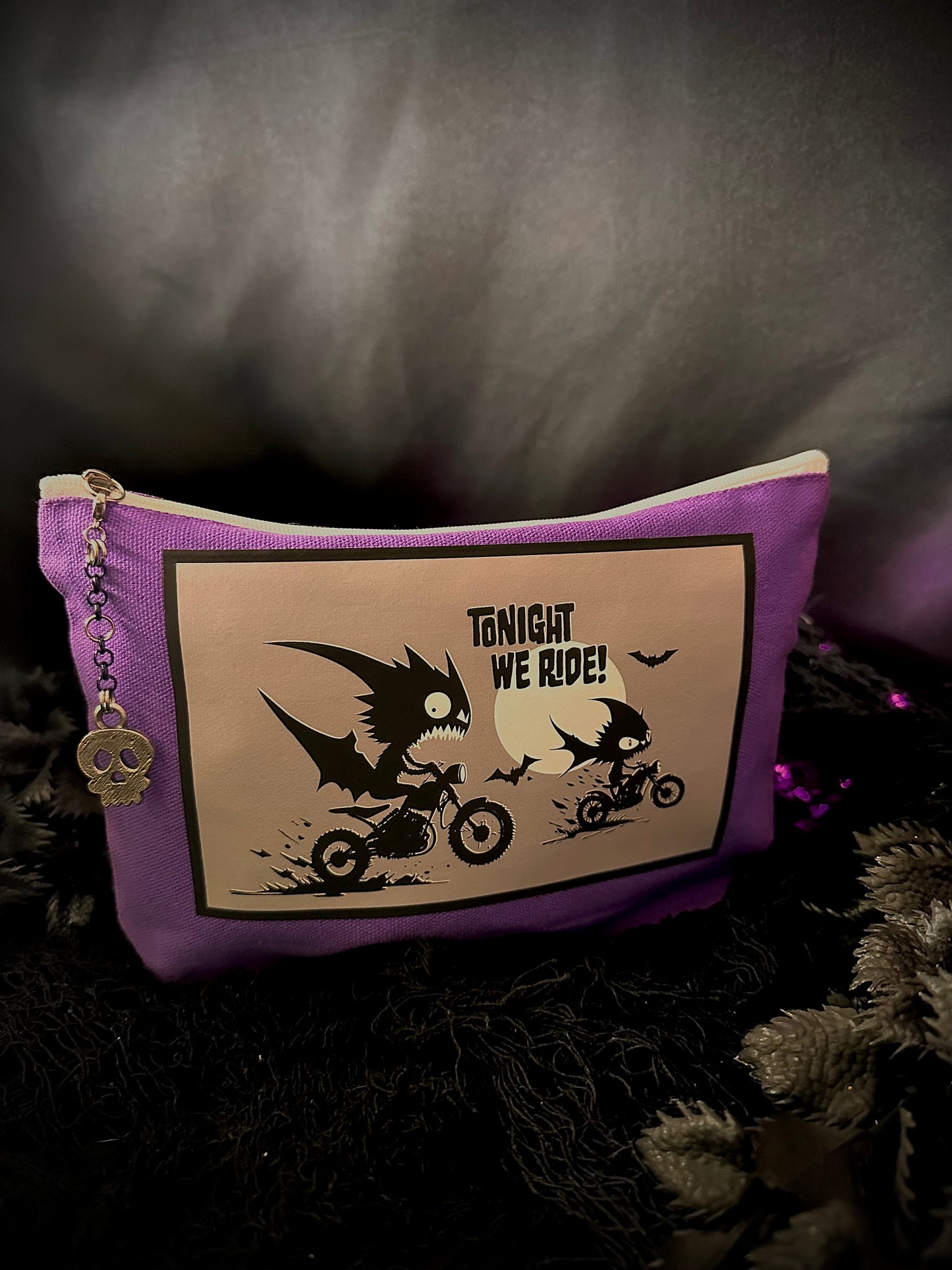 Midnight Mischief Team Spooky Zipper Bag