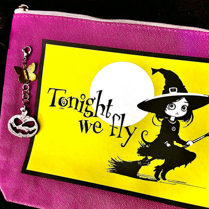 Midnight Mischief Witchy Zipper Bag