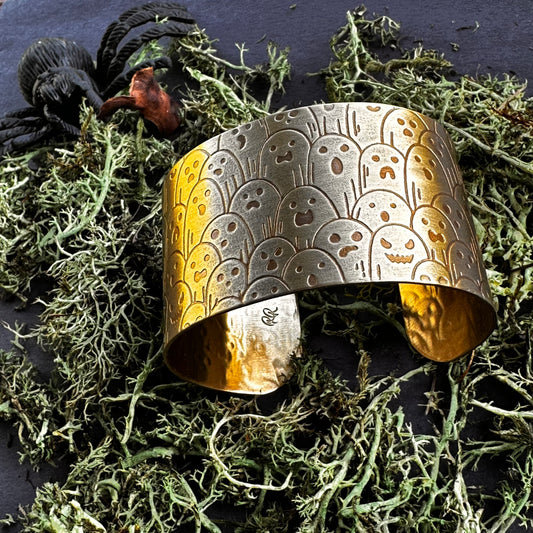 Brass Ghostie Cuff