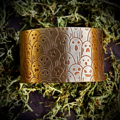 Brass Ghostie Cuff